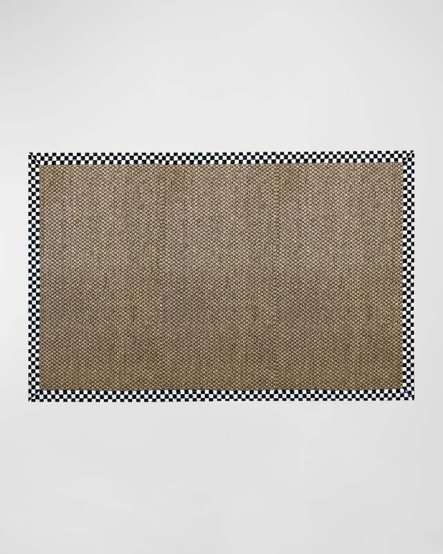 Chunky Sisal Rug Courtly Check, 8' x 10'